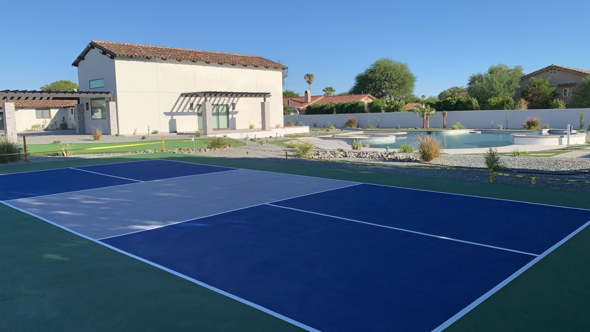 Desert Estate Pickleball Court — Southern California