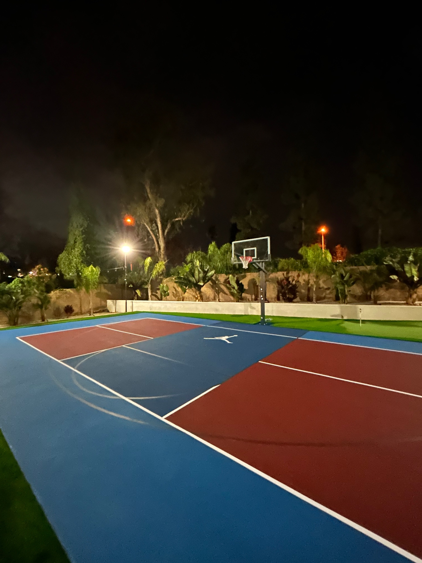 Blue & Red Multi-Sport Court — Orange County, CA
